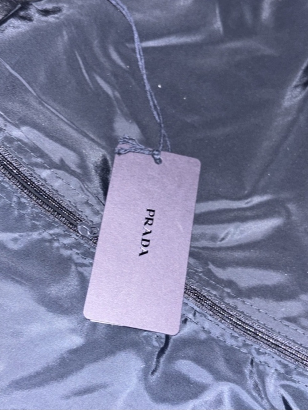 Prada  Navy Waterproof Nylon Garment Bag - Picture 4 of 4